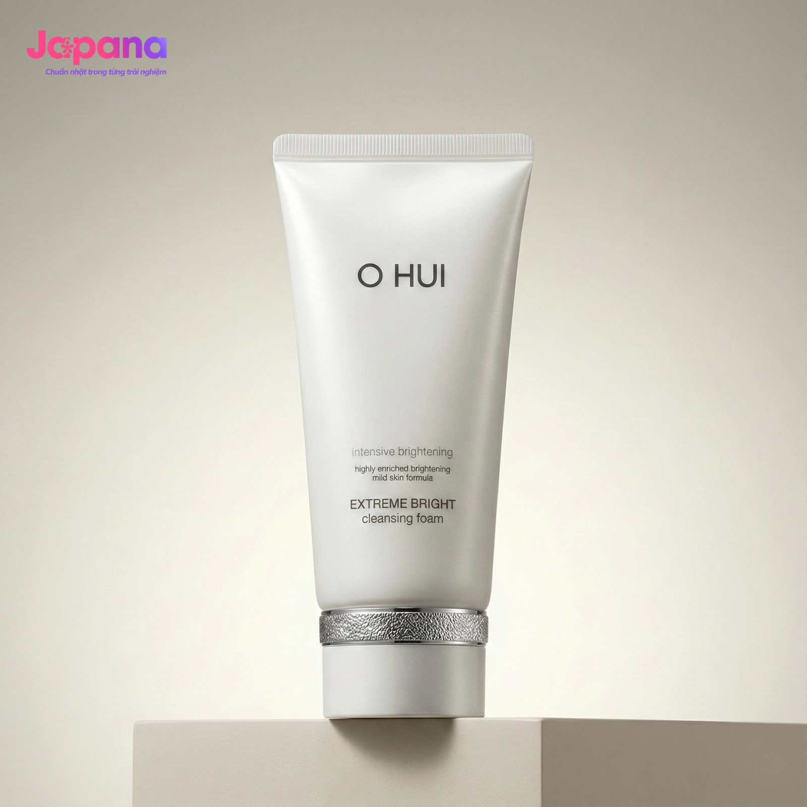 Bộ sữa rửa mặt dưỡng trắng da OHUI Extreme Bright Cleansing Foam - 160ml + 100ml