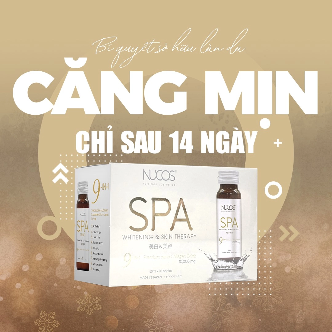 Combo 6 Nước uống Collagen Nucos Spa 10,000mg (Hộp 10 chai x 50ml)
