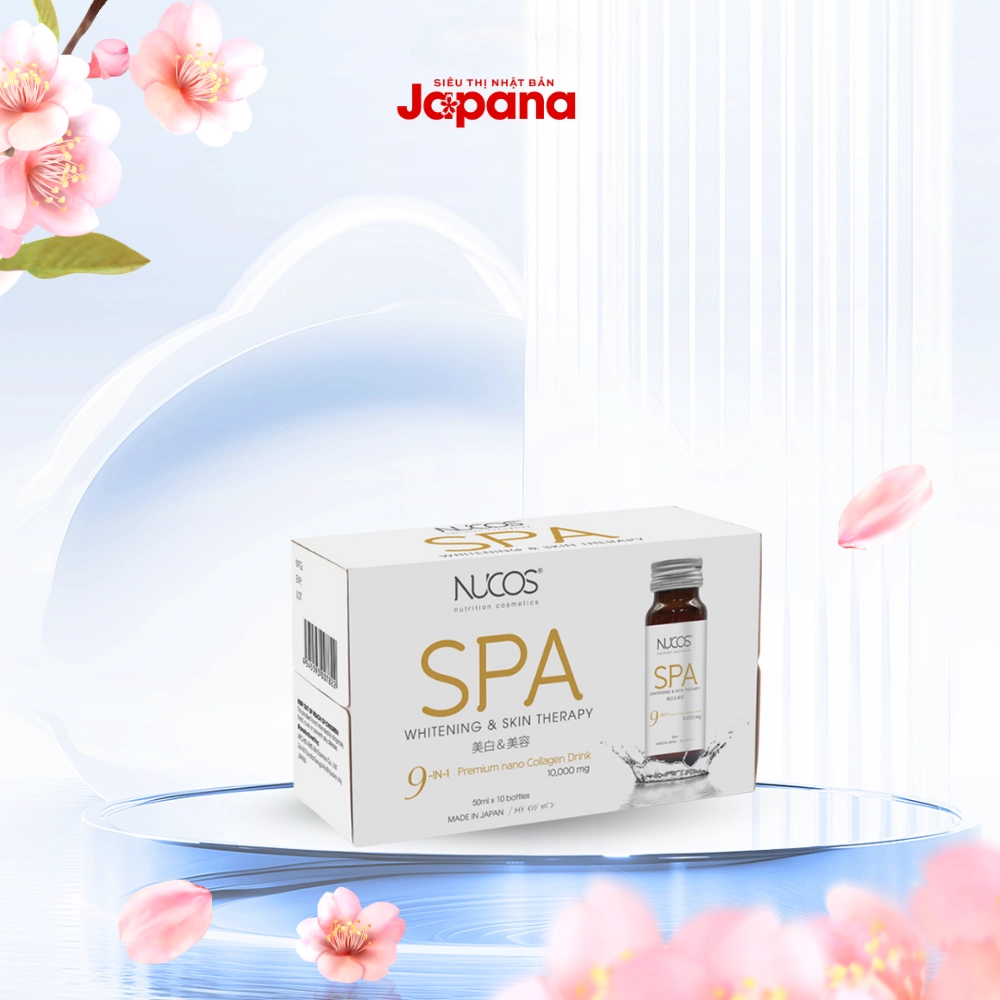 Combo 6 Nước uống Collagen Nucos Spa 10,000mg (Hộp 10 chai x 50ml)