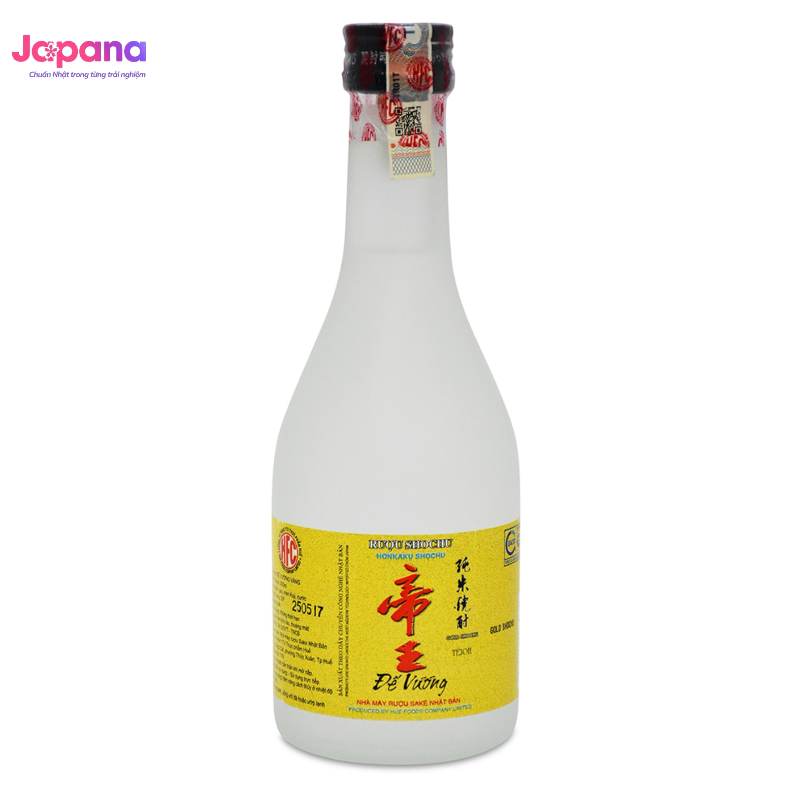 Rượu SHOCHU GẠO - Đế Vương Nhãn vàng 300 ml