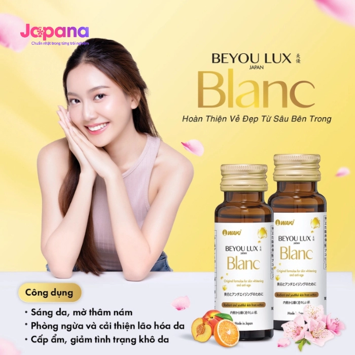 Combo 3 Nước uống Placenta & Collagen 2in1 cao cấp từ Nhật Bản - Hộp 6 chai x 50ml - Date 09/2027