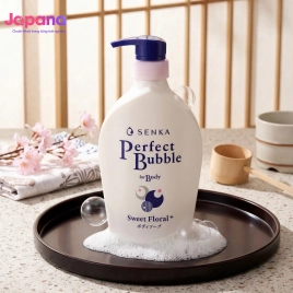 Sữa tắm Senka Perfect Bubble Sweet Floral 500ml