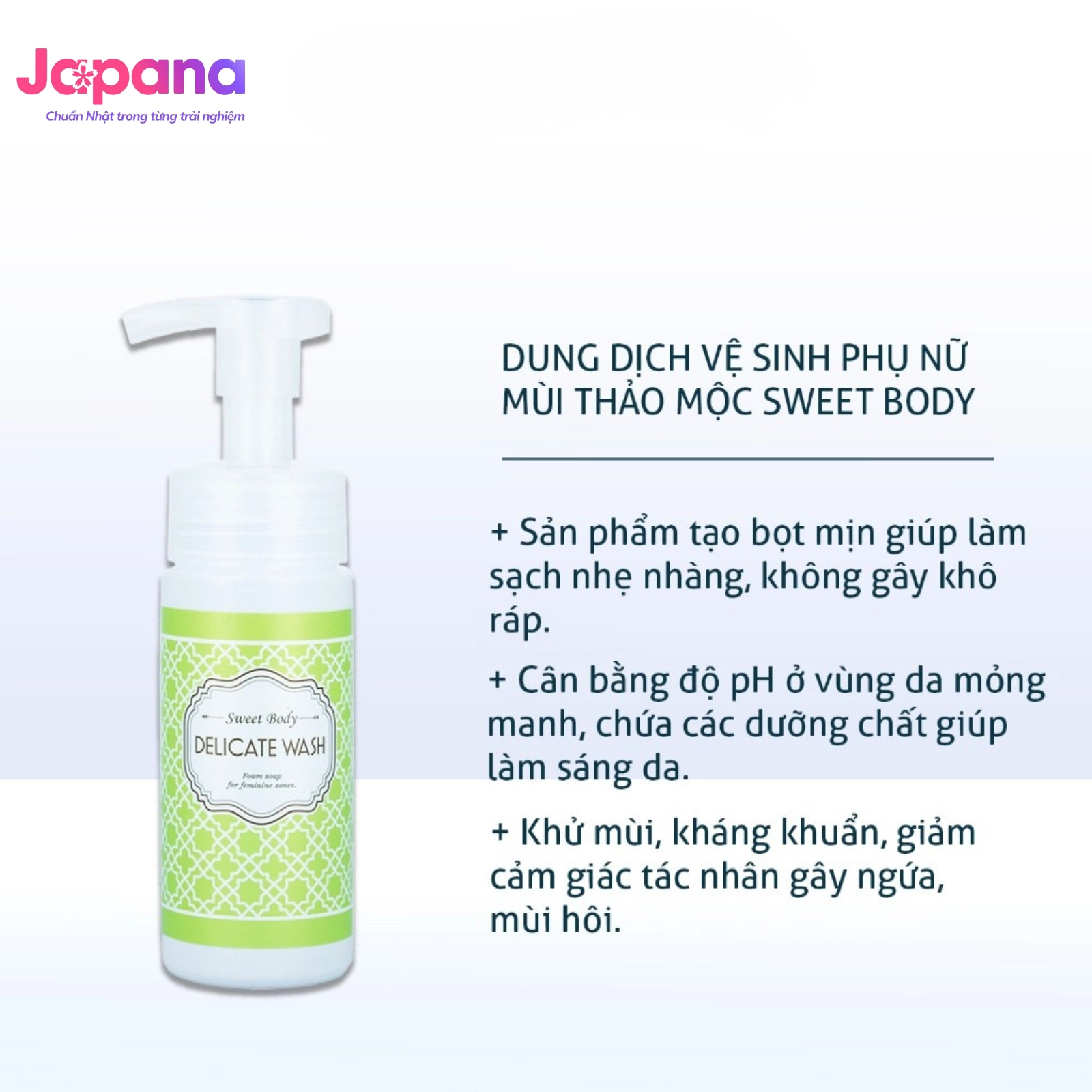 Dung dịch vệ sinh phụ nữ Sweet Body Delicate Wash 140ml