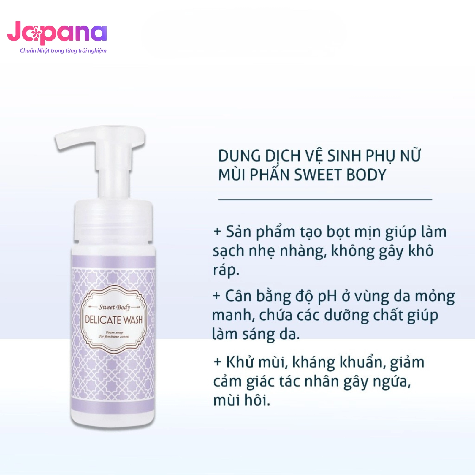 Dung dịch vệ sinh phụ nữ Sweet Body Delicate Wash 140ml