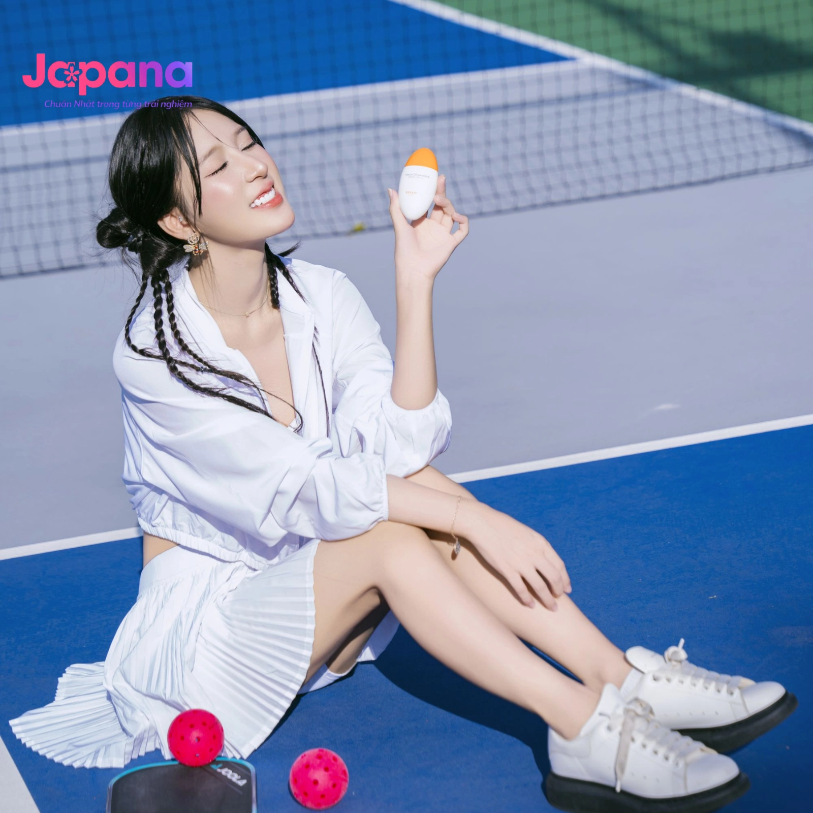 Tinh chất dưỡng da chống nắng & nâng tông Tenamyd Tone Up 3X Sun Cream SPF 50+/PA++++ 55g