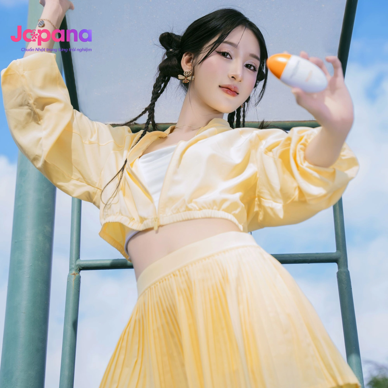 Tinh chất dưỡng da chống nắng & nâng tông Tenamyd Tone Up 3X Sun Cream SPF 50+/PA++++ 55g