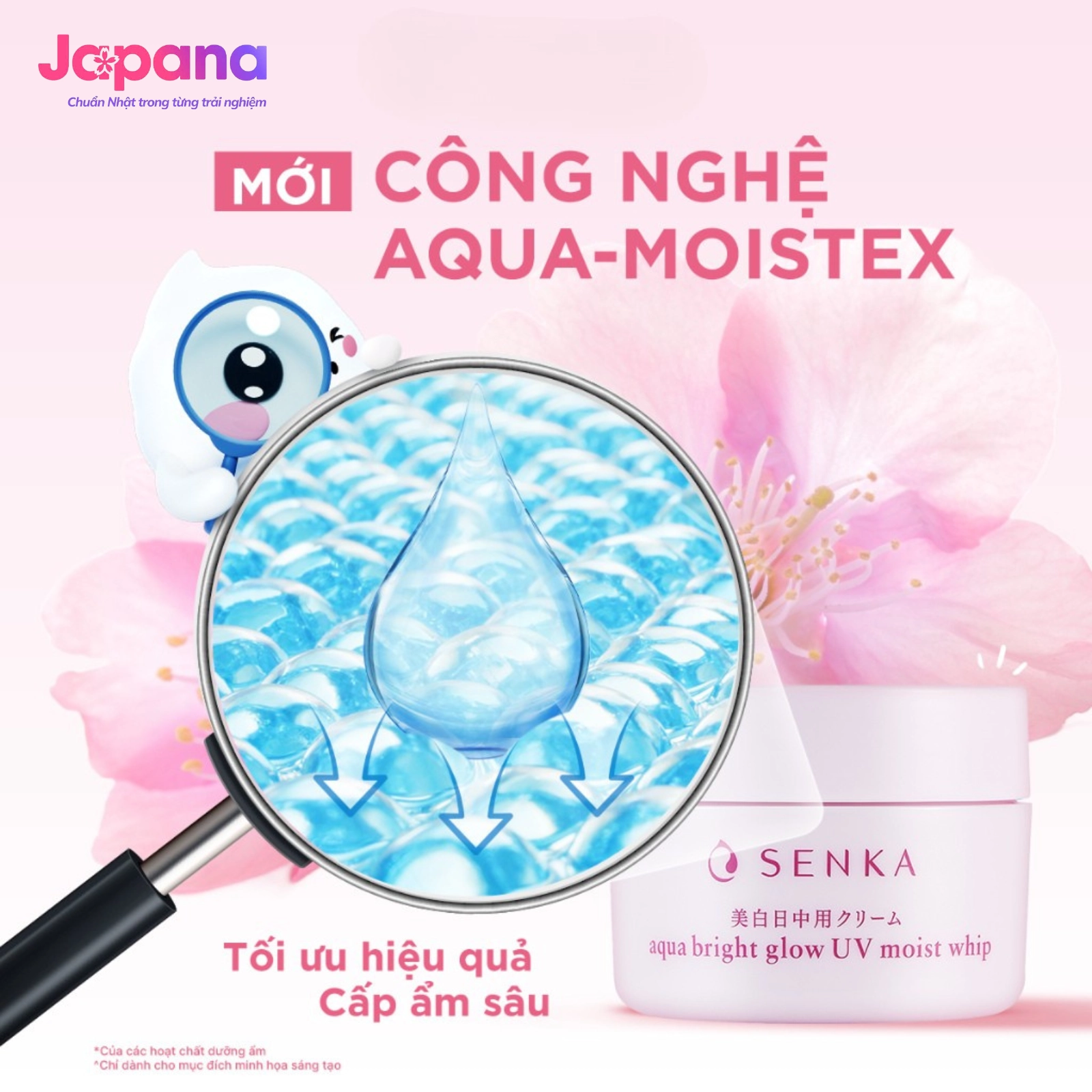 Kem dưỡng trắng da ban ngày Senka White Beauty Glow UV Cream 50g
