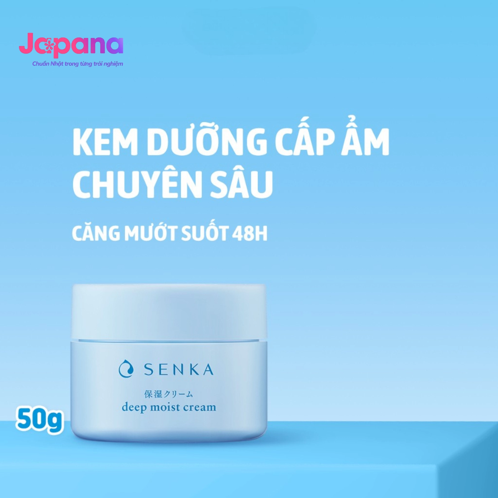 Kem dưỡng cấp ẩm chuyên sâu Senka Deep Moist Cream 50g
