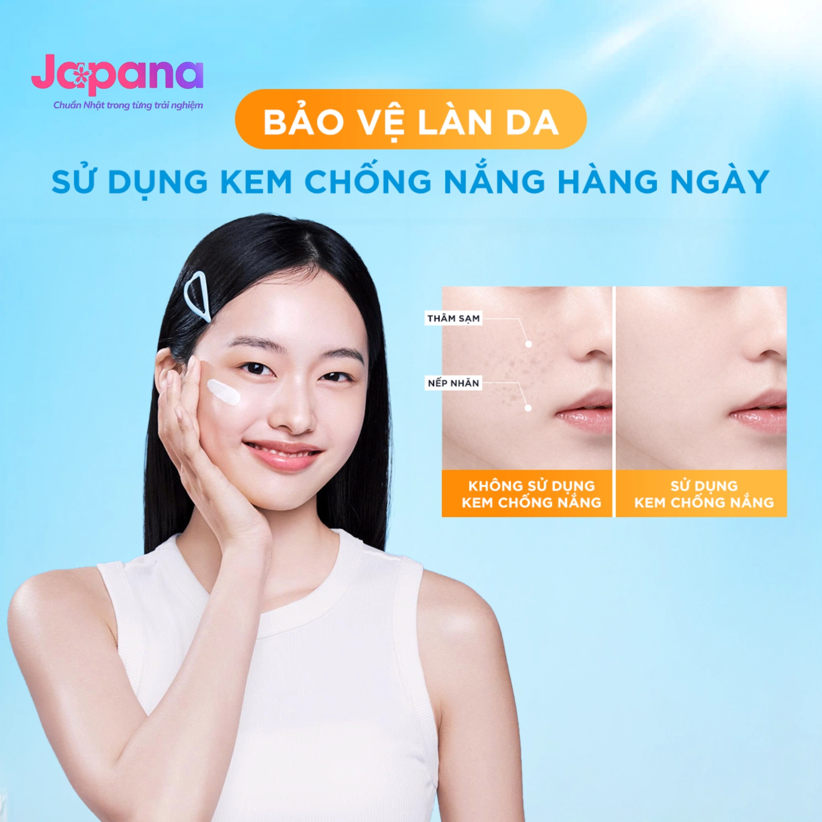 Sữa chống nắng Senka Perfect UV Milk SPF50+/PA++++ 40ml