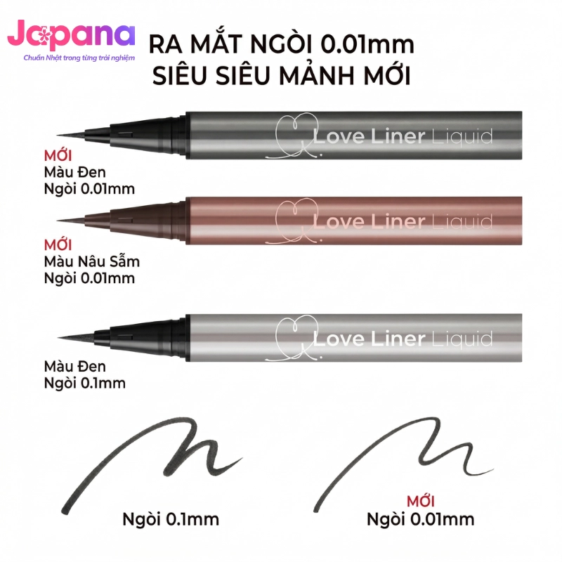 Bút kẻ mắt siêu mảnh Love Liner Liquid R5 0.55ml