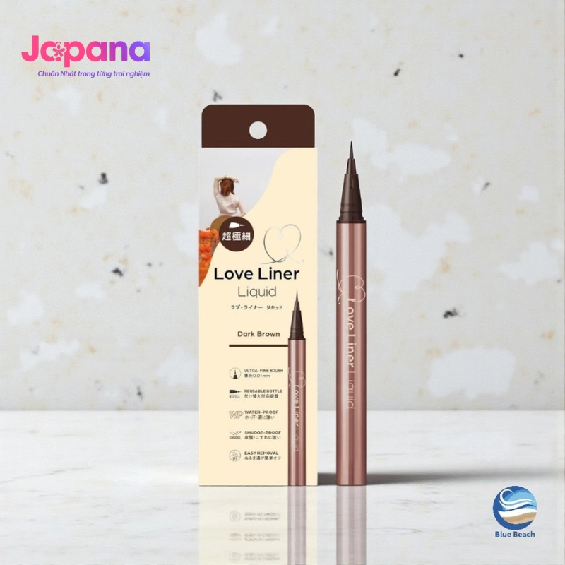 Bút kẻ mắt siêu mảnh Love Liner Liquid R5 0.55ml