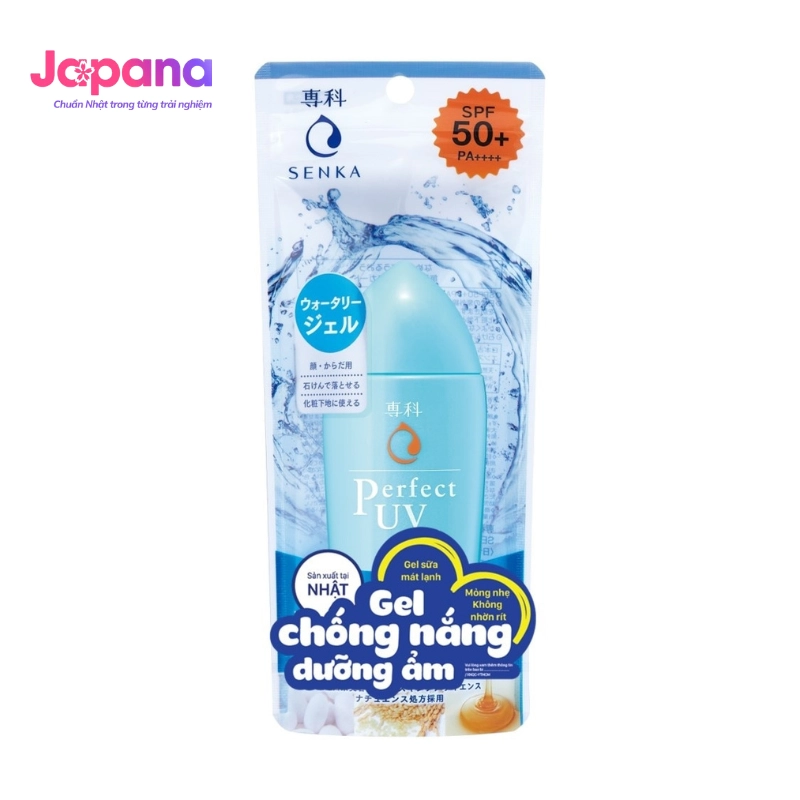 Gel sữa chống nắng Senka Perfect UV Gel SPF50+/PA++++