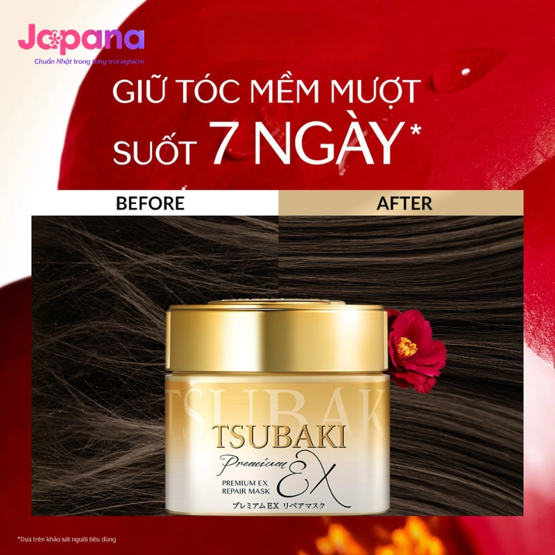 Mặt nạ tóc cao cấp phục hồi hư tổn Shiseido Tsubaki Premium Repair 180g