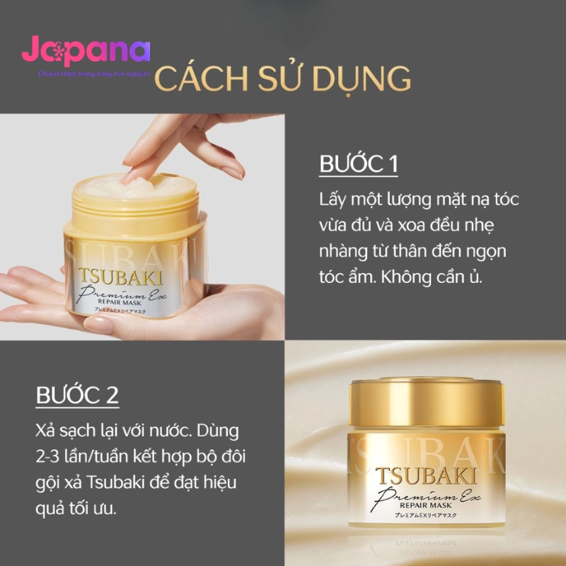 Mặt nạ tóc cao cấp phục hồi hư tổn Shiseido Tsubaki Premium Repair 180g