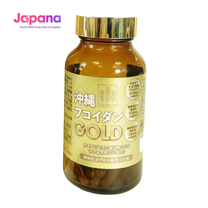 Viên nang hỗ trợ điều trị ung thư & chống suy mòn khối cơ Okinawa Fucoidan Gold – 150 viên