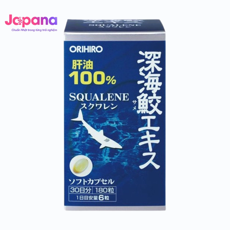 Viên uống dầu gan cá mập Orihiro 180 viên