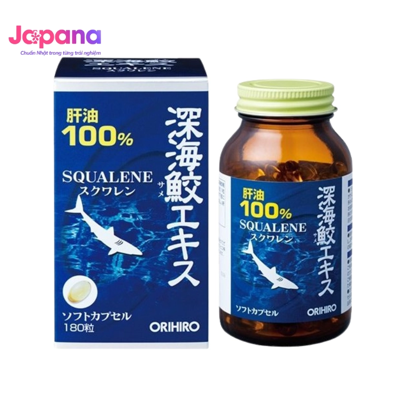 Viên uống dầu gan cá mập Orihiro 180 viên