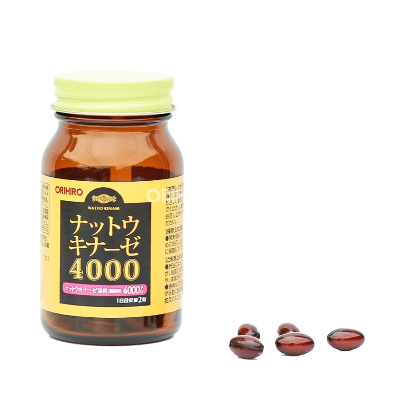 Viên uống hỗ trợ điều trị tai biến, đột quỵ Orihiro Nattokinase 4000FU 60 viên