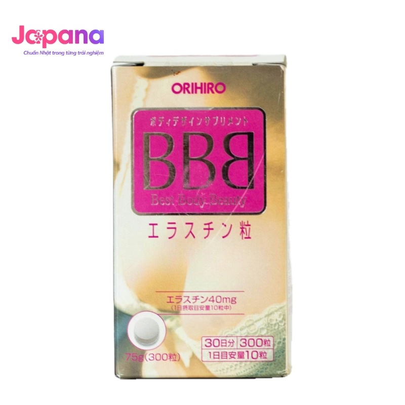 Viên uống nở ngực Orihiro BBB Best Body Beauty 300 viên