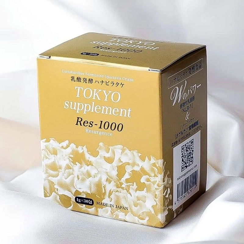 Combo 2 Bột uống hỗ trợ tăng cường miễn dịch Tokyo Res 1000 30 gói