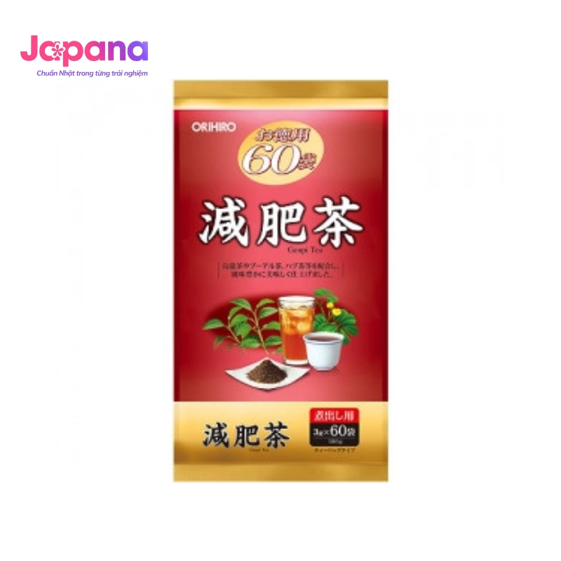 Trà giảm mỡ bụng Orihiro Genpi 3g x 60 gói