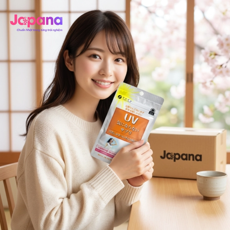 Viên uống chống nắng UV Care Plus Fine Japan 30 viên