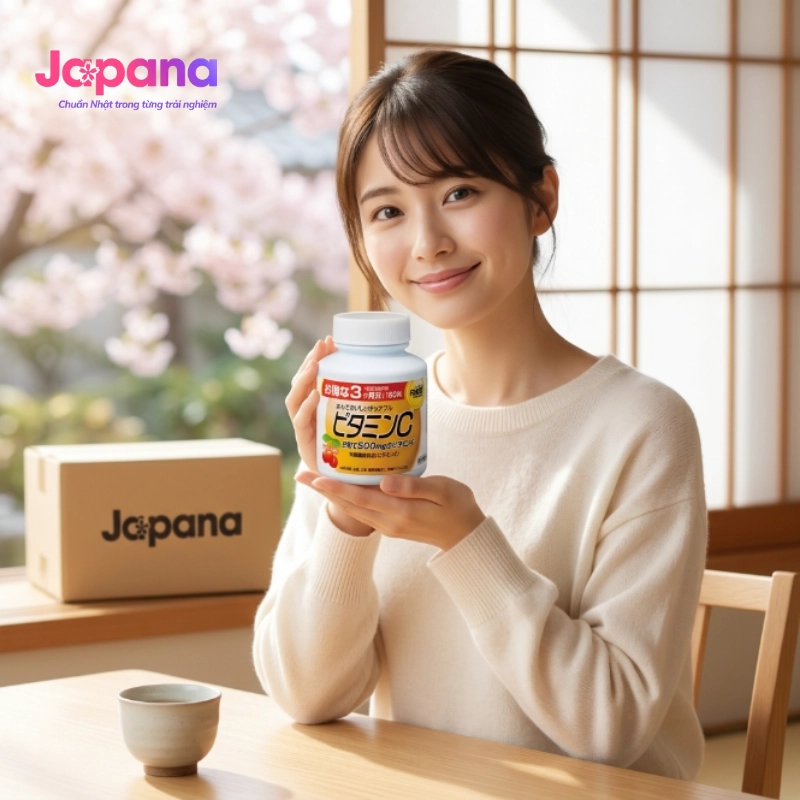 Viên nhai bổ sung Vitamin C Orihiro Most Chewable 180 viên