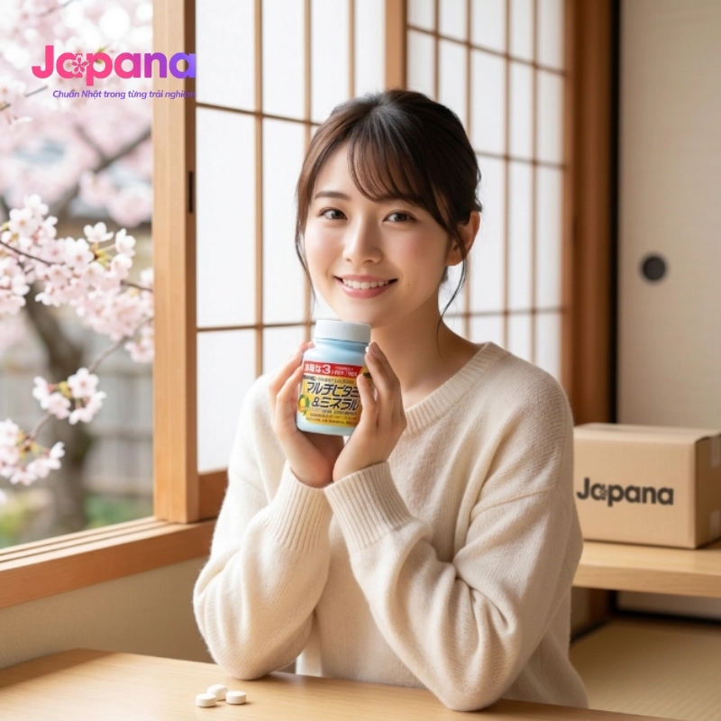 Viên nhai bổ sung Vitamin và khoáng chất Orihiro Most Chewable 180 viên