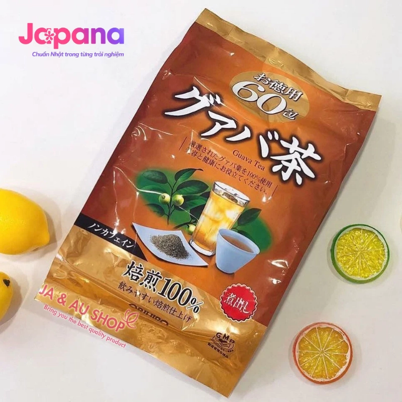 Trà ổi hỗ trợ giảm cân Orihiro 60 gói