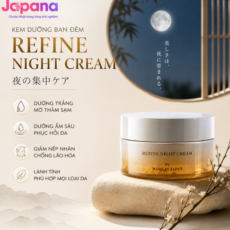 Kem dưỡng da ban đêm REFINE NIGHT CREAM 30g