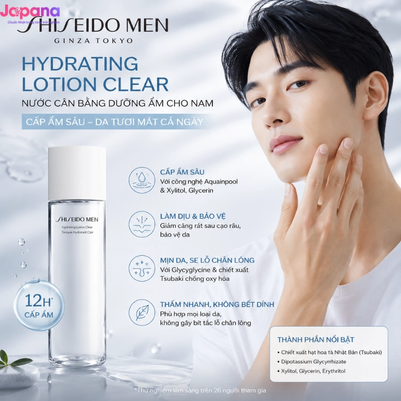 Nước cân bằng Shiseido Hydrating Lotion Clear 150ml