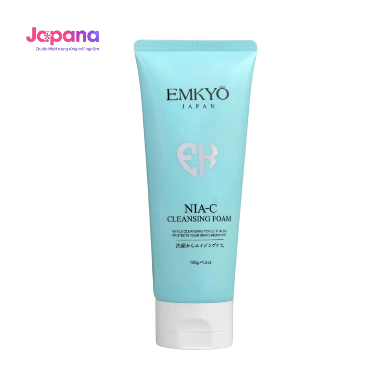 Sữa rửa mặt chăm sóc da EMKYŌ NIA-C Cleansing Foam 130g