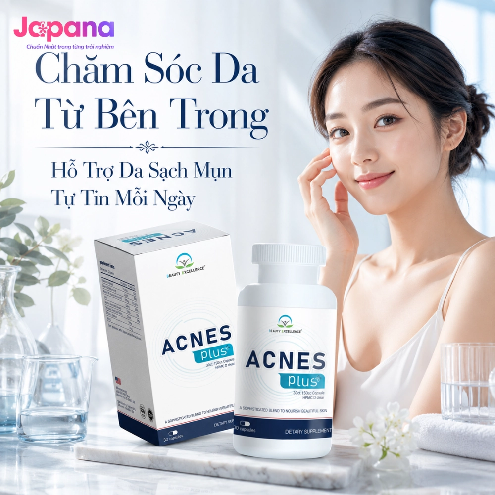 Viên uống hỗ trợ trị mụn Acnes Plus 30 viên