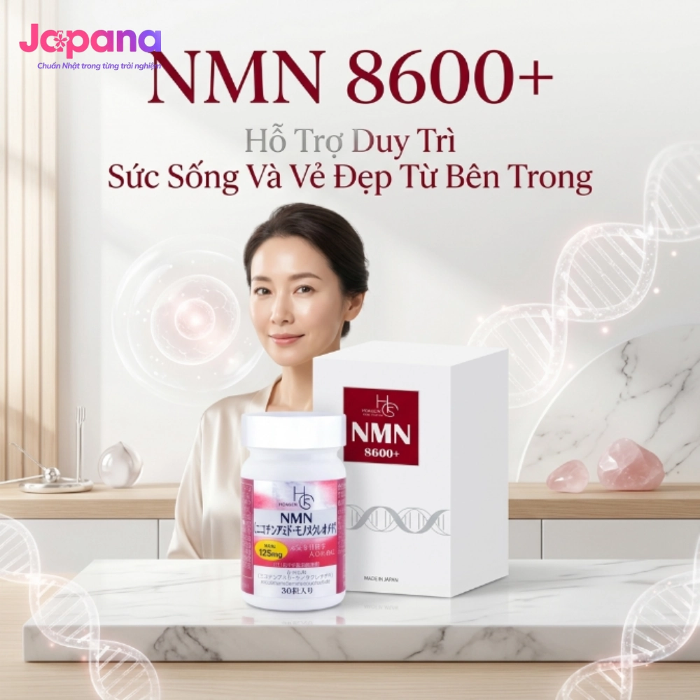 Viên uống hỗ trợ trẻ hóa da N.M.N Hokoen 30 viên