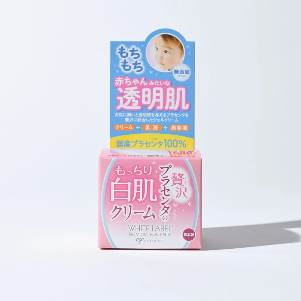 Kem dưỡng sáng da và cấp ẩm Miccosmo White Label Premium Placenta Cream 60g
