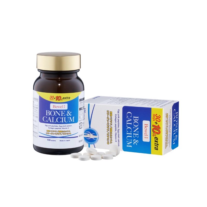 Combo 2 Viên uống hỗ trợ xương và tăng chiều cao Waki Bewel Bone & Calcium - 100 viên