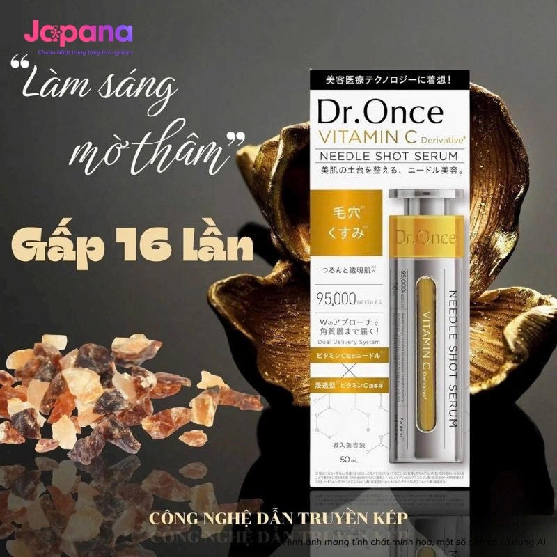 Tinh chất vi kim Vitamin C Dr.Once Needle Shot Serum 50ml