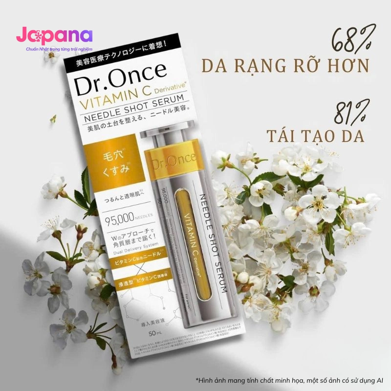 Tinh chất vi kim Vitamin C Dr.Once Needle Shot Serum 50ml