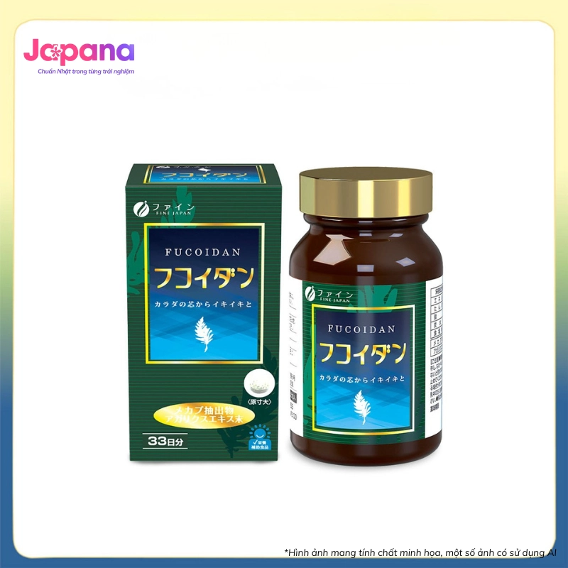 Viên uống bảo vệ sức khỏe Fine Japan Fucoidan 198 viên