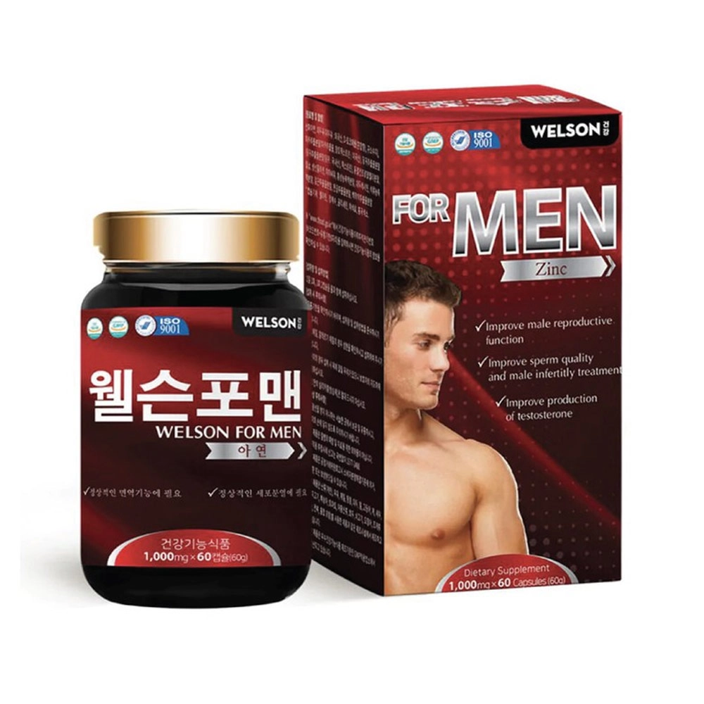 Combo 2 Viên uống hỗ trợ tăng cường sinh lý nam Testosterone Welson For Men 60 viên