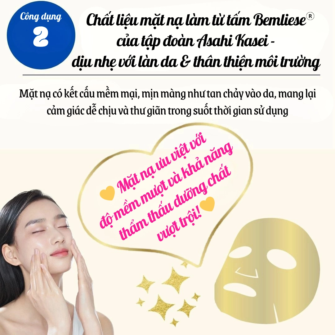 Mặt nạ dưỡng ẩm chống lão hóa S-LABO NMN Face Mask 5 miếng