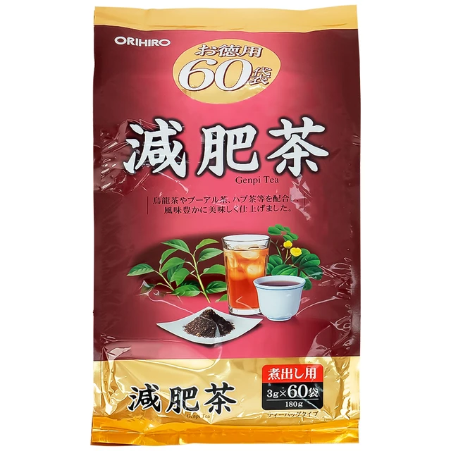 Trà giảm mỡ bụng Orihiro Genpi 3g x 60 gói
