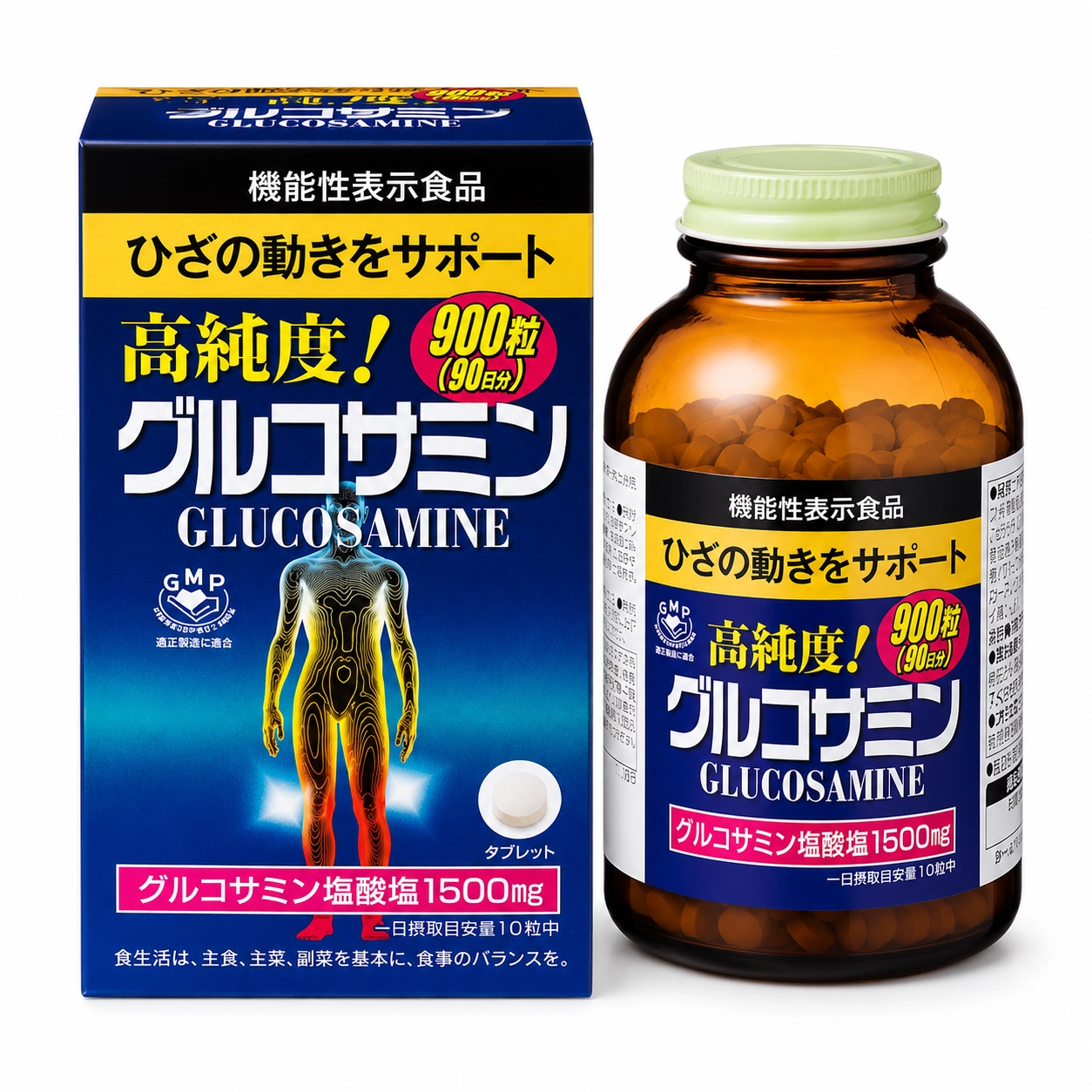 Viên uống bổ xương khớp Orihiro Glucosamine 900 viên