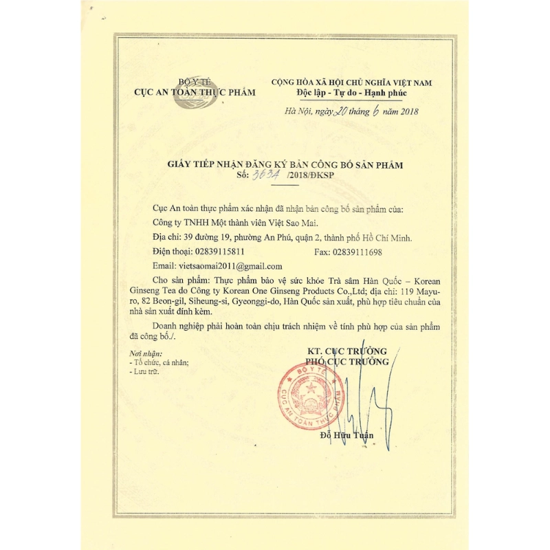 Trà sâm Ginseng House Hàn Quốc 50 gói/ 100 gói (3g)