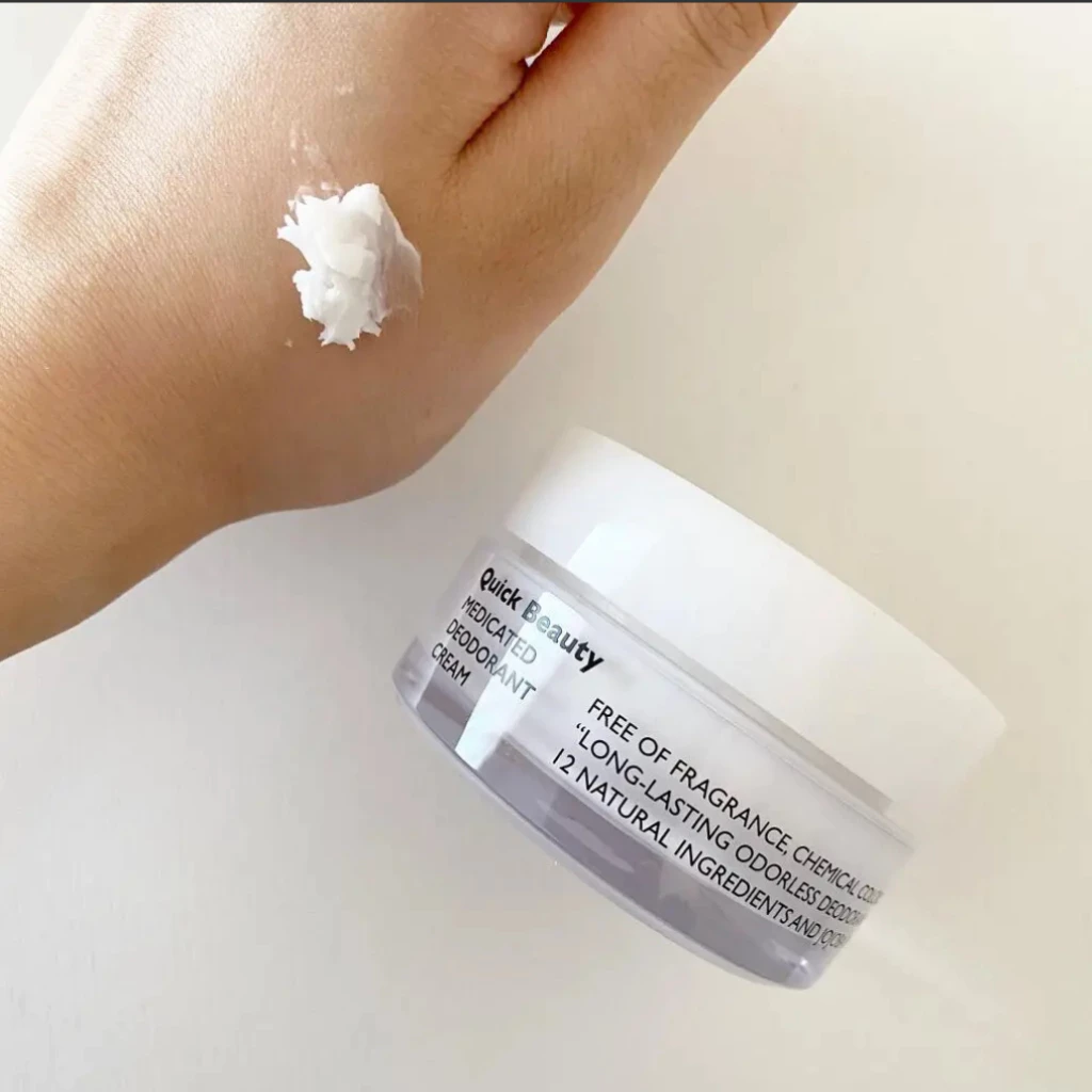 Kem khử mùi, ngăn mồ hôi Quick Beauty Medicated Deodorant Cream 30g
