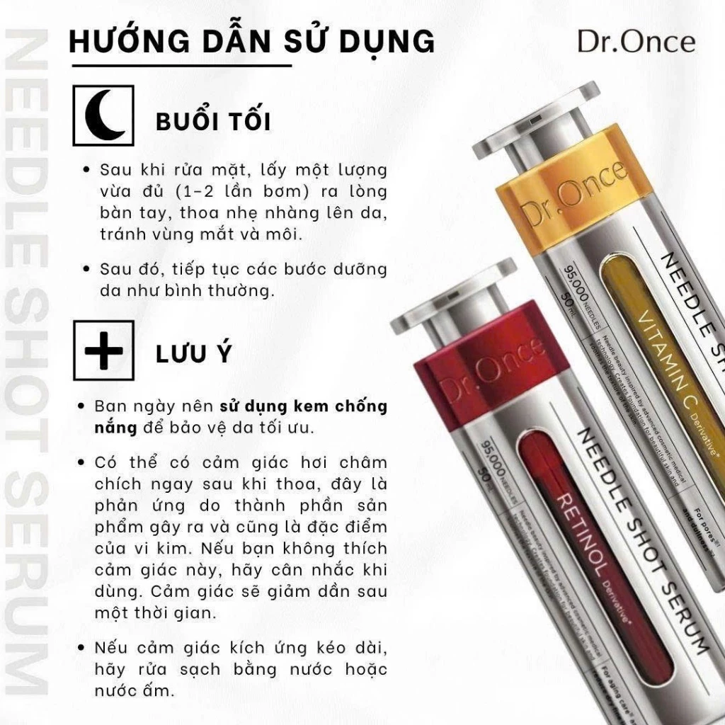 Tinh chất vi kim Retinol Dr.Once Needle Shot Serum 50ml