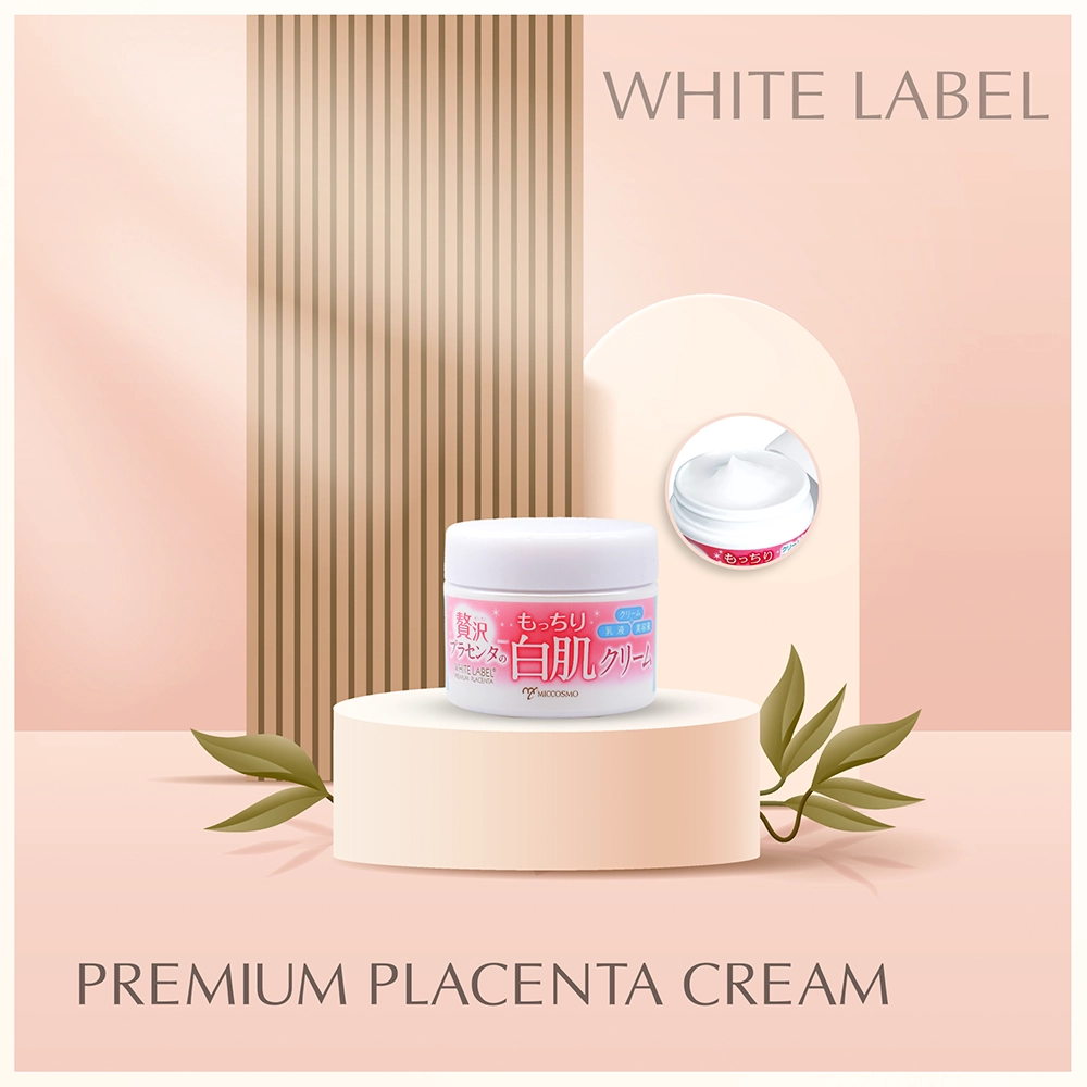 Kem dưỡng sáng da và cấp ẩm Miccosmo White Label Premium Placenta Cream 60g