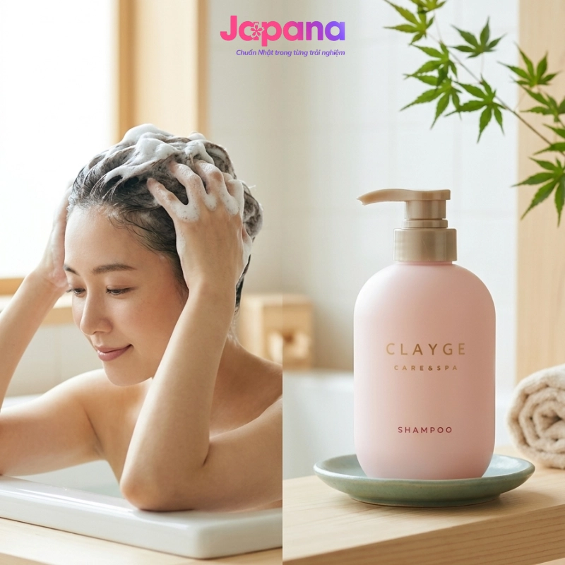 Dầu gội đất sét khoáng dưỡng ẩm suôn mượt CLAYGE Shampoo M - 500ml