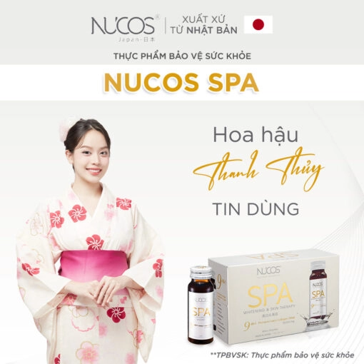 Nước uống Collagen Nucos Spa 10,000mg (Hộp 10 chai x 50ml)