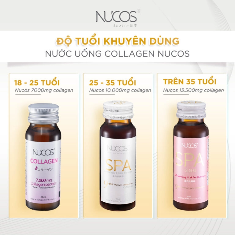 Nước uống Collagen Nucos Spa 10,000mg (Hộp 10 chai x 50ml)